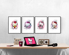 Hello kitty watercolour for sale  WELWYN GARDEN CITY