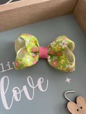floral clips hair bow for sale  ASHFORD