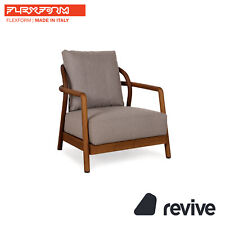 Flexform Alison Stoff Sessel Grau Holz comprar usado  Enviando para Brazil