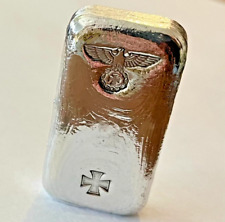 Barra estilo "1871" cruz de ferro águia alemã 100g prata derramada à mão 999 comprar usado Barra estilo "1871" cruz de ferro águia alemã 100g prata derramada à mão 999 comprar usado  Enviando para Brazil