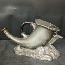 Pewter horn shaped for sale  GRANTHAM
