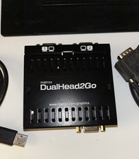 MATROX DUALHEAD2GO Analógico Dual VGA Edition com Adaptador USB e Cabo VGA comprar usado  Enviando para Brazil