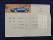 Mercedes slk preisliste gebraucht kaufen  Vechta