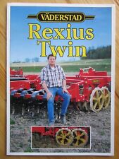 Väderstad rexius twin for sale  LETCHWORTH GARDEN CITY