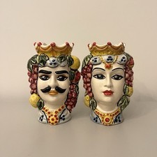 Teste moro ceramica usato  Caltagirone