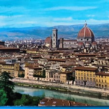 Firenze panorama cartolina usato  Bari