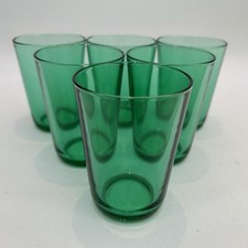 Luminarc green glass for sale  STOKE-ON-TRENT