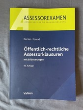 öffentlich rechtliche assesso gebraucht kaufen  Mannheim
