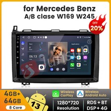 Rádio estéreo carro 4G Carplay GPS navegação para Mercedes Benz B A W245 Sprinter 4+64GB comprar usado  Enviando para Brazil