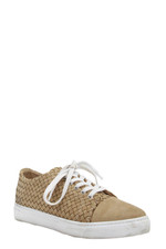 Zapatillas informales M Gemi para mujer de cuero tejido con cordones beige talla 39,5 EUR segunda mano  Embacar hacia Mexico
