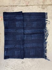Indigo african mudcloth for sale  LONDON