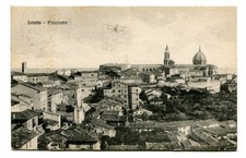 Loreto - Cartolina panoramica con velivolo in volo na sprzedaż  Wysyłka do Poland