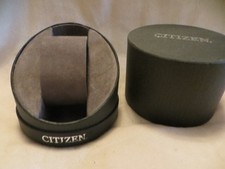 Usado, Caixa de relógio CITIZEN preta apresentação display estojo de armazenamento comprar usado  Enviando para Brazil
