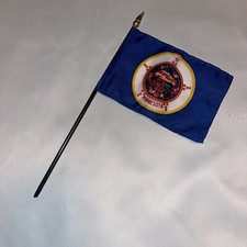 Usado, Bastão de mesa bandeira do estado de Minnesota 4"x6" comprar usado  Enviando para Brazil