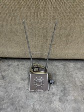 Antena de TV vintage Archer FM orelhas de coelho meados do século mostrador giratório ajustável , usado comprar usado  Enviando para Brazil