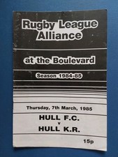Rugby league alliance for sale  BEVERLEY