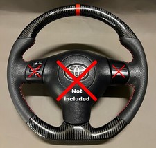 VOLANTE DE FIBRA DE CARBONO REAL TOYOTA COROLLA T-SPORT E12 2004-07 FACELIFT comprar usado  Enviando para Brazil