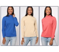 Camisa Jersey Perfeita Denim & Co. Essentials Pacote com 3 Azul/aveia/vermelha GG Usada comprar usado  Enviando para Brazil