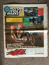 Motor cycle weekly for sale  BAKEWELL