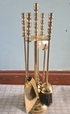 Polished brass companion for sale  ADDLESTONE