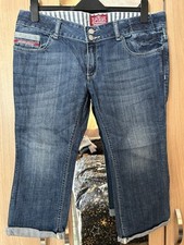 Superdry crop jeans for sale  KIDDERMINSTER