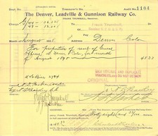 Denver leadville gunnison for sale  USA
