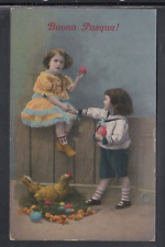 Cartolina buona pasqua usato  Italia