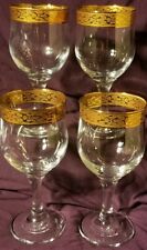 Crystal goblets 24kt for sale  Muncie