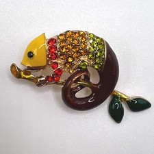 costume jewelry lizard nib for sale  Nanticoke