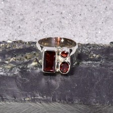 Granat ring 925er gebraucht kaufen  Berlin