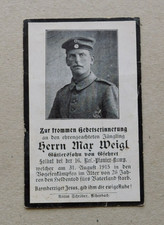Sterbebild wk1 res gebraucht kaufen  Schwarzach