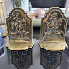 Pair antique brass for sale  LITTLEHAMPTON