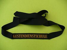 Bundeswehr Mützenband Bundesmarine KÜSTENDIENSTSCHULE gebraucht kaufen  Cuxhaven