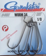 Hameçon gamakatsu worm d'occasion  Saint-Pierre-d'Oléron