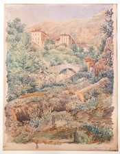 Acquerello disegno santuario usato Acquerello disegno santuario usato  Forli