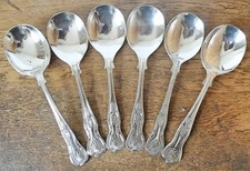 kings pattern soup spoons for sale  SHEFFIELD