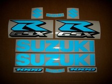 Adesivos para Suzuki GSX-R 1000 kit de decalques azuis reflexivos personalizados conjunto gráfico K5 comprar usado  Enviando para Brazil