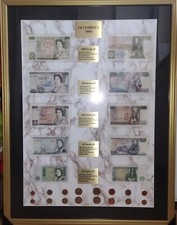 Framed 1980 currency for sale  HEMEL HEMPSTEAD