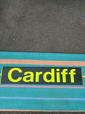 Cardiff bus destination for sale  SWANSEA