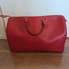 Bolsa de mão LOUIS VUITTON Epi Speedy 35 Boston couro vermelho usada autêntica comprar usado  Enviando para Brazil