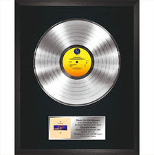 Depeche Mode – Music For The Masses / LP Platina 12" / Lembrança em moldura preta comprar usado  Enviando para Brazil