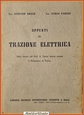 Appunti trazione elettrica usato  Bari