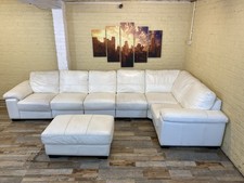 White lux leather for sale  HARROW