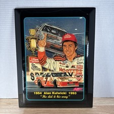 Placa de tributo vintage Alan Kulwicki 1954-1993 "He Did It His Way" por Sam Bass comprar usado  Enviando para Brazil