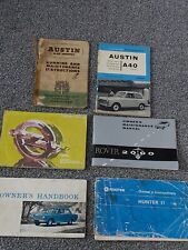 Vintage car manuals..austin for sale  SCUNTHORPE