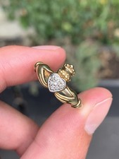 gold claddagh ring for sale  BRIGHTON