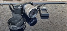 Sony Alpha NEX F3 16.1MP Digitalkamera (schwarz),Power Zoom 16-50mm OSS Objektiv, usado comprar usado  Enviando para Brazil