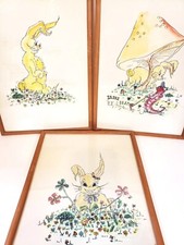 Framed watercolor bunny for sale  Leesburg