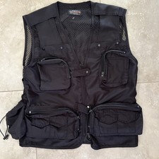 Colete de pesca masculino tamanho: médio vários bolsos esportes ao ar livre caminhadas cor: preto comprar usado  Enviando para Brazil