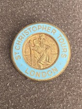 st christopher pin for sale  FAREHAM